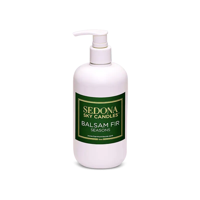 Balsam fir lotion bottle - natural moisturizing body lotion
