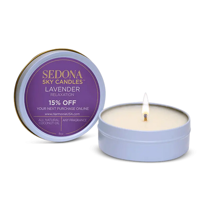 Sedona Sky Candles - Lavender - Harmonie Home & Body