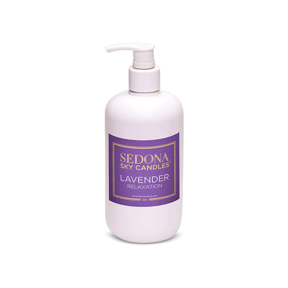 Sedona Sky Candles: Lavender Relaxation Lotion bottle- Harmonie Home & Body