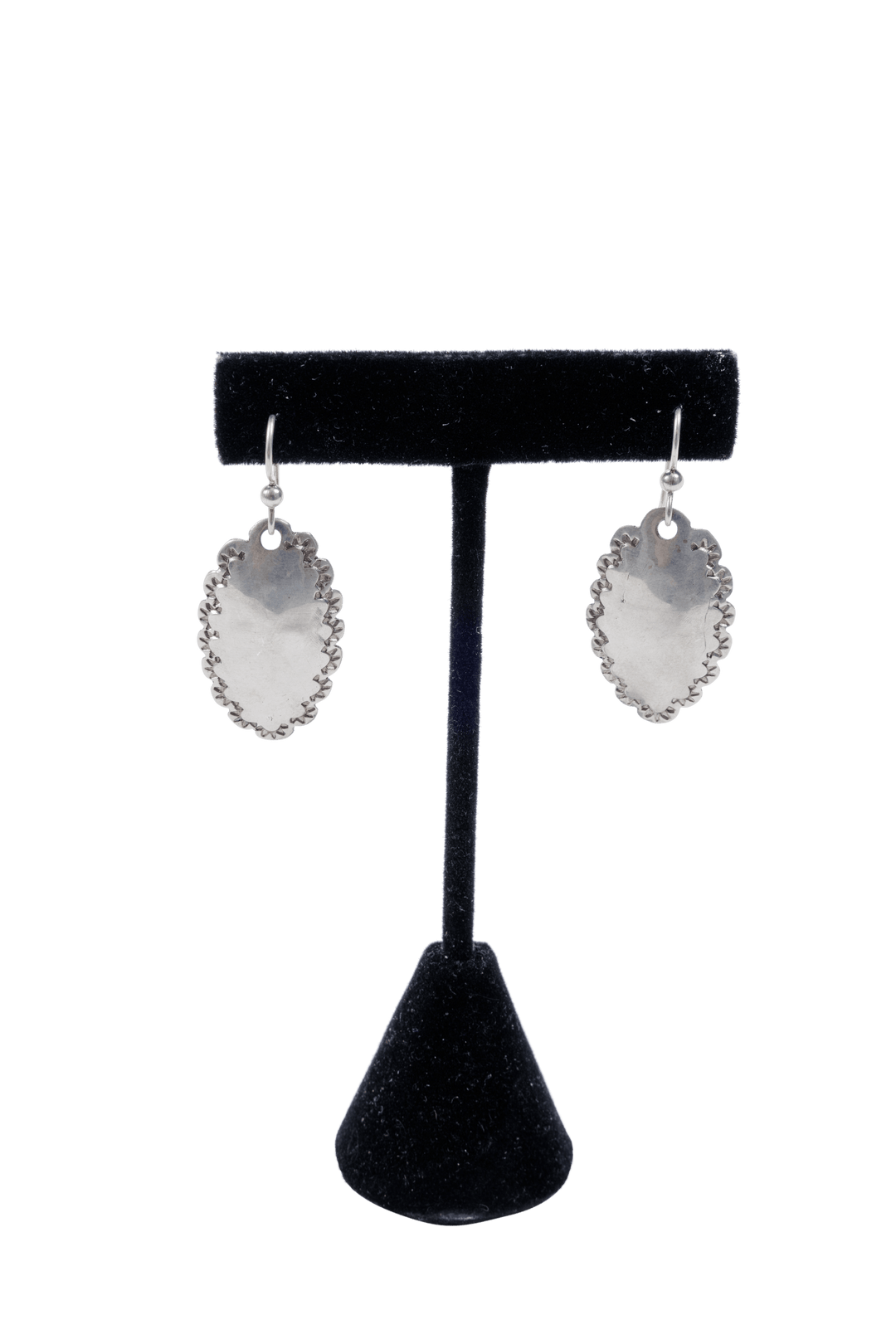Hand Hammered Silver Earrings - Harmonie Home & Body