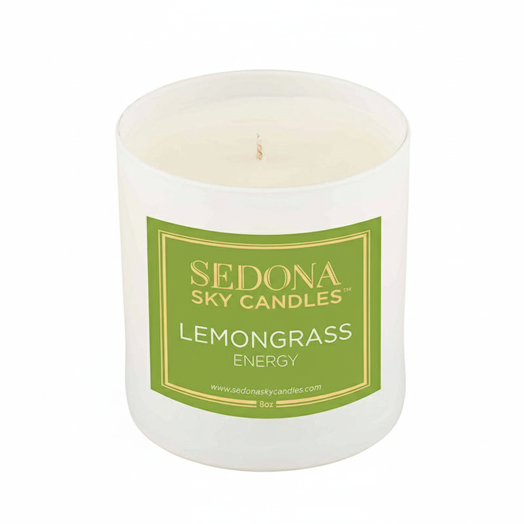 Lemongrass candle images with white backgrounds